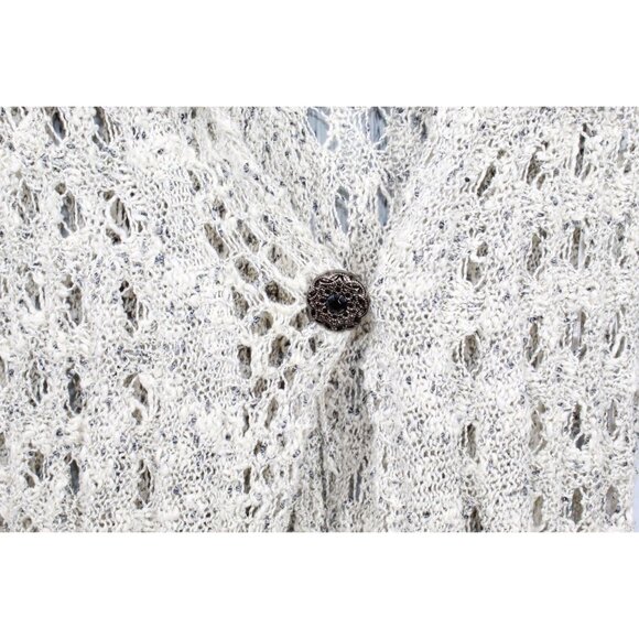 Soft Surroundings Teresa Crochet Cardigan Cream Size Medium - Picture 5 of 10
